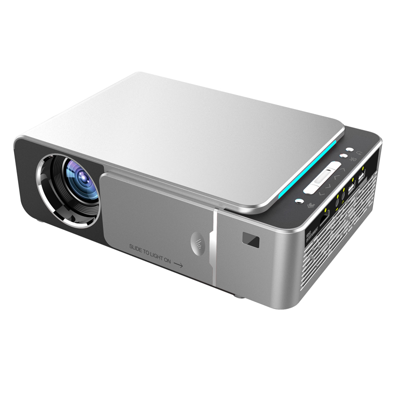 JAVAID T6 LED Projector HD 3500 Lumens Portable HDMI-compatible USB Support 4K 1080p Home Theater Cinema Proyector Beamer