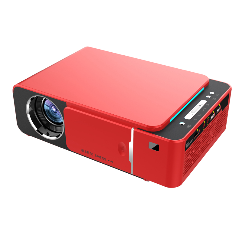 JAVAID T6 LED Projector HD 3500 Lumens Portable HDMI-compatible USB Support 4K 1080p Home Theater Cinema Proyector Beamer