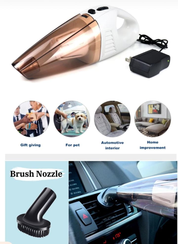 3 in 1 Portable  Rechargeable wireless vacuum cleaner  for car, pet hairs, sofa and carpet cleaning