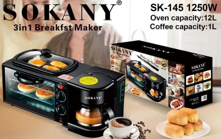 3 in 1 kitchen breakfast maker
