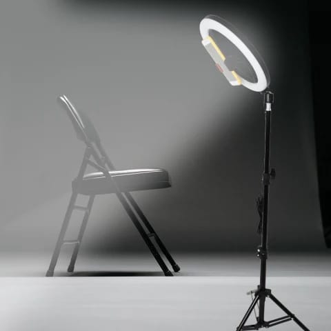 video, photography ring light 26cm with stand