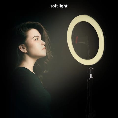 video, photography ring light 26cm with stand