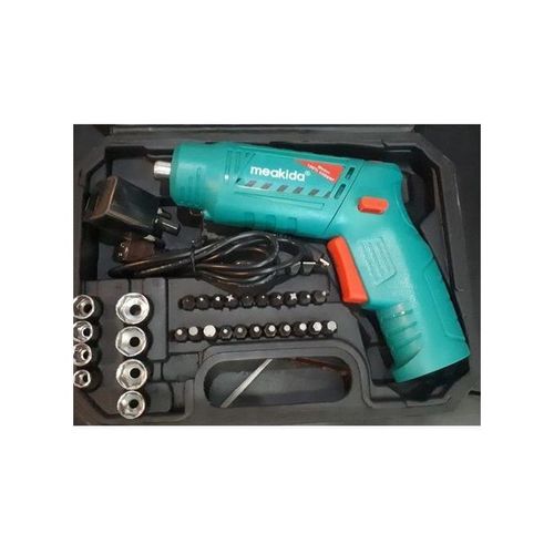 Cordless Rechargeable Screwdriver and 25 Piece Drill Bit Tool Set