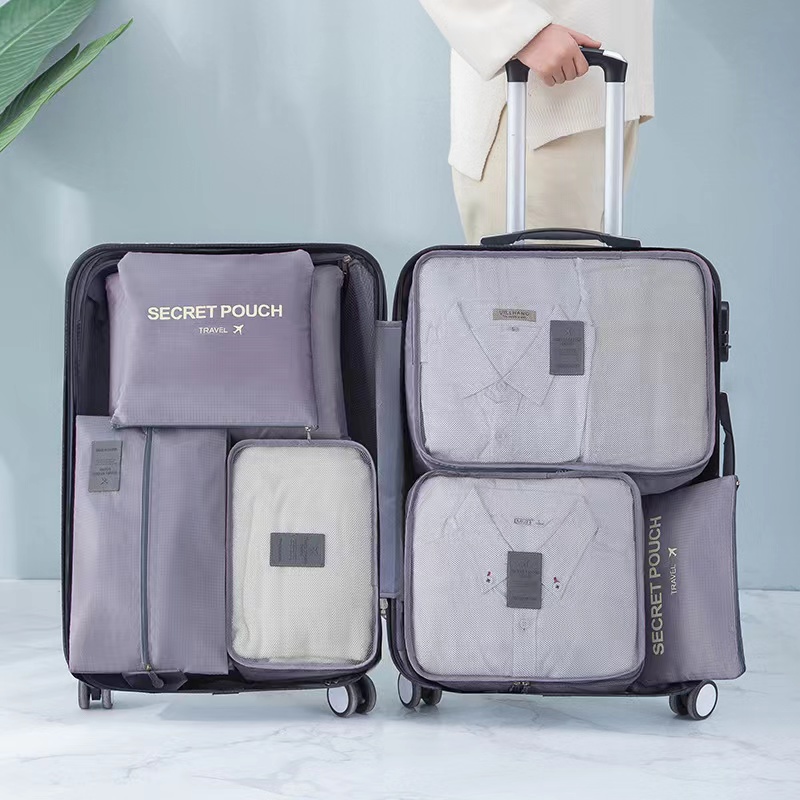 6-piece Travel Kit Sorting Set Storage Bag Travel Clothing Shoes Toiletries Storage Bag