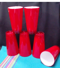 Big Capacity Acrylic Colourful Tumblers