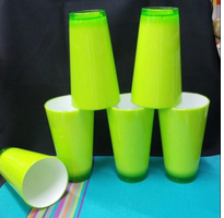 Big Capacity Acrylic Colourful Tumblers