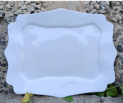 6 Pieces Heavy Ceramic Plates With Bump Sides