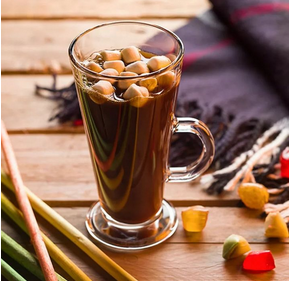 6 Pieces Latte Glass Cups With Handles For Coffee And Smoothie