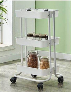 Quality 3 Tiers Moveable Trolley