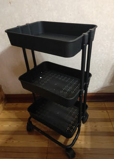 Quality 3 Tiers Moveable Trolley