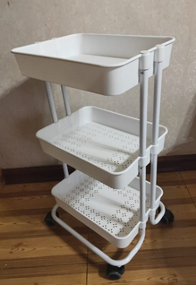 Quality 3 Tiers Moveable Trolley