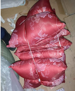 5 Pieces Back Rest Fibre Filled Throw Sofa Pillows With Cotton Cover