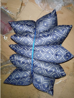 5 Pieces Back Rest Fibre Filled Throw Sofa Pillows With Cotton Cover