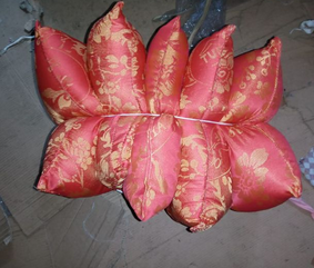 5 Pieces Back Rest Fibre Filled Throw Sofa Pillows With Cotton Cover