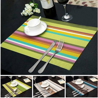 Heat Resistant Home Office Place Mats Dining Table Mat - Set of 6  For Kitchen &amp; Dining room