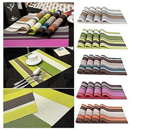 Heat Resistant Home Office Place Mats Dining Table Mat - Set of 6  For Kitchen &amp; Dining room