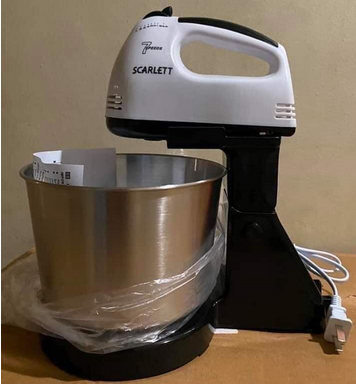 Scarlet Handmixer With Stand And Bowl Now Available