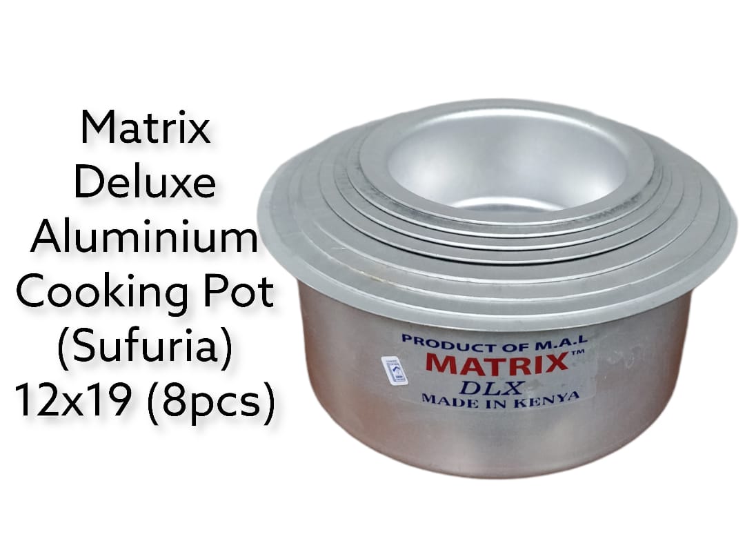 1219 Matrix aluminium DLX Sufuria NEW ARRIVALS