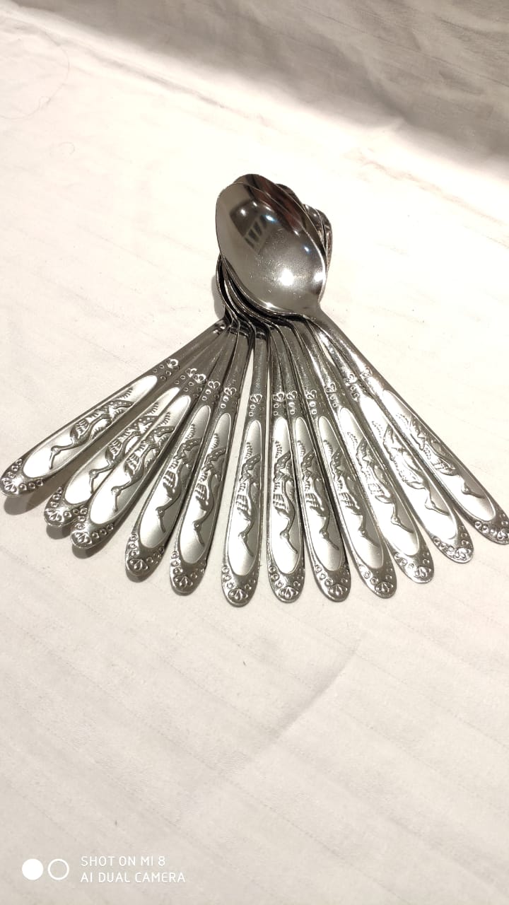 DS508 Steel Dessert spoon