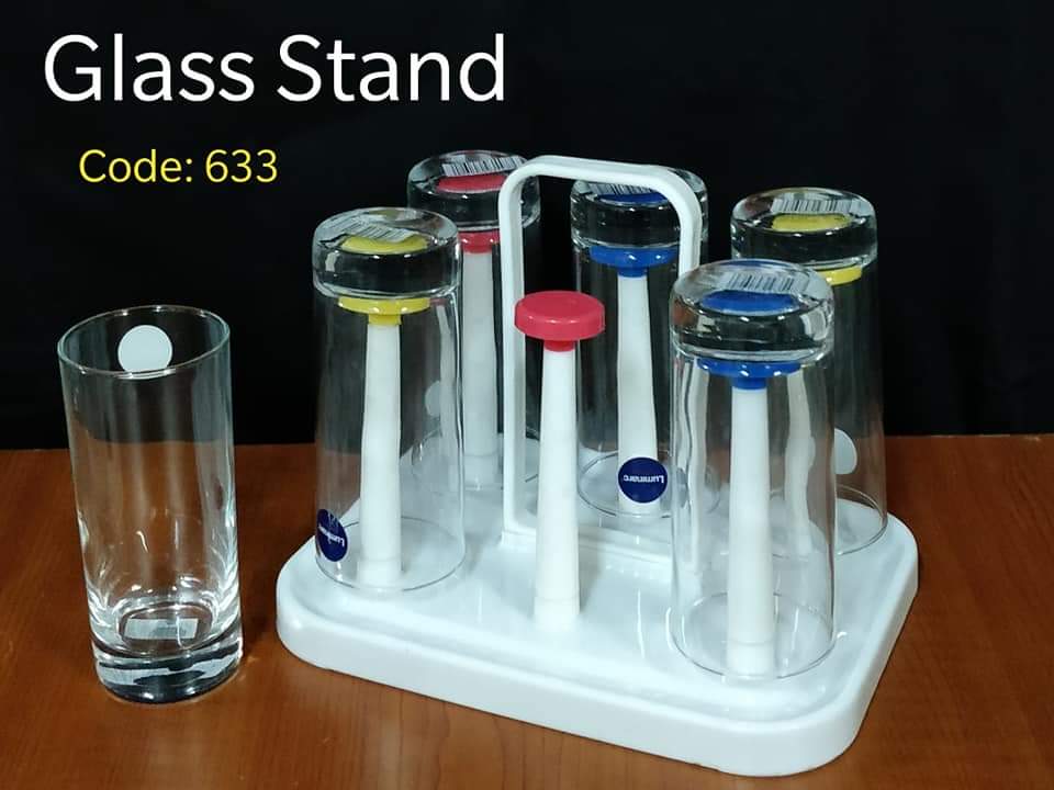 New ocean plastic glass stand
