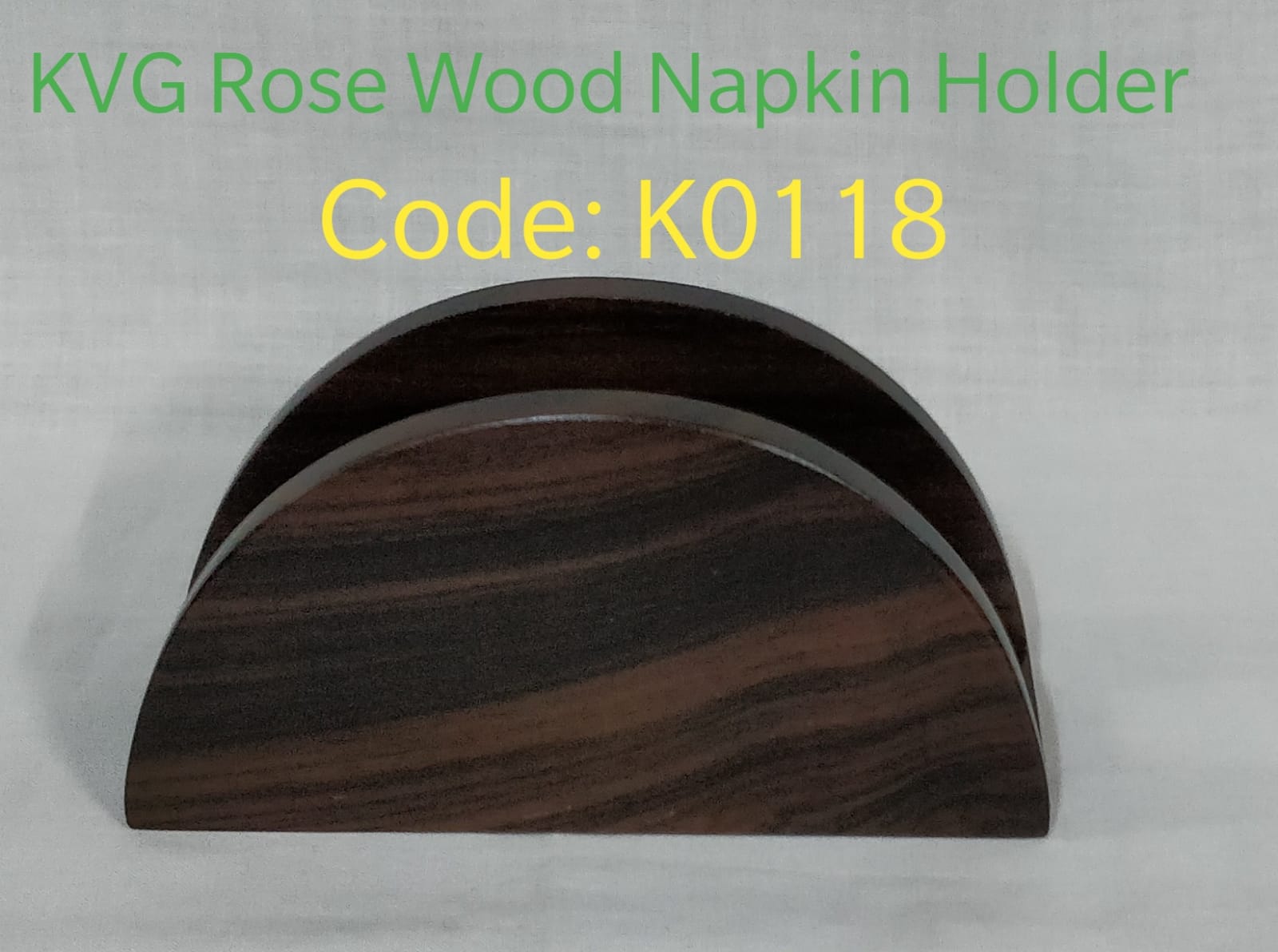 Kvg Rose Wood Napkin Holder for Kitchen & Dining room appliances