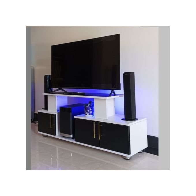 Istanbul 2 Modern TV Stand With LED Lights