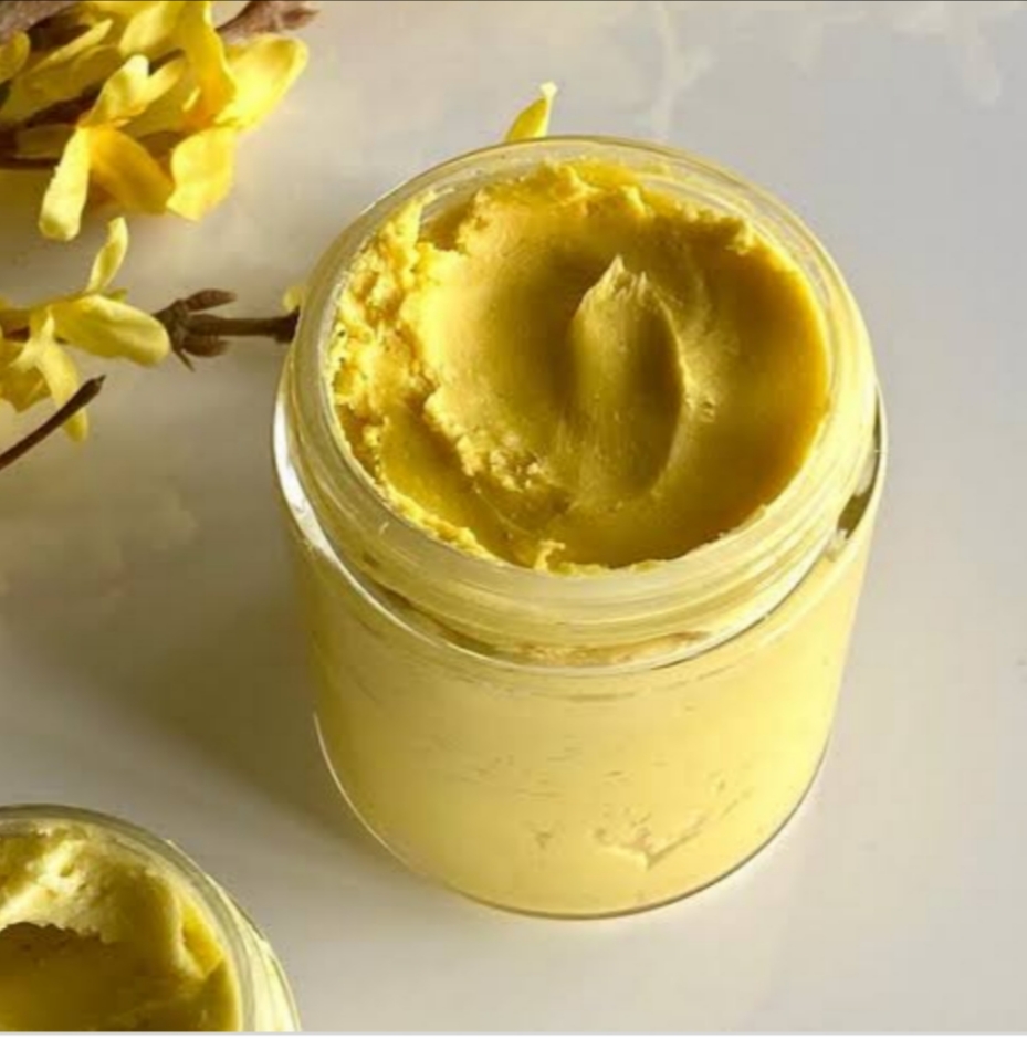 SHEA BUTTER 350g WHIPPED RAW From Ghana Body And Face  Moisturizing Nourishing Hydrating Smoothing