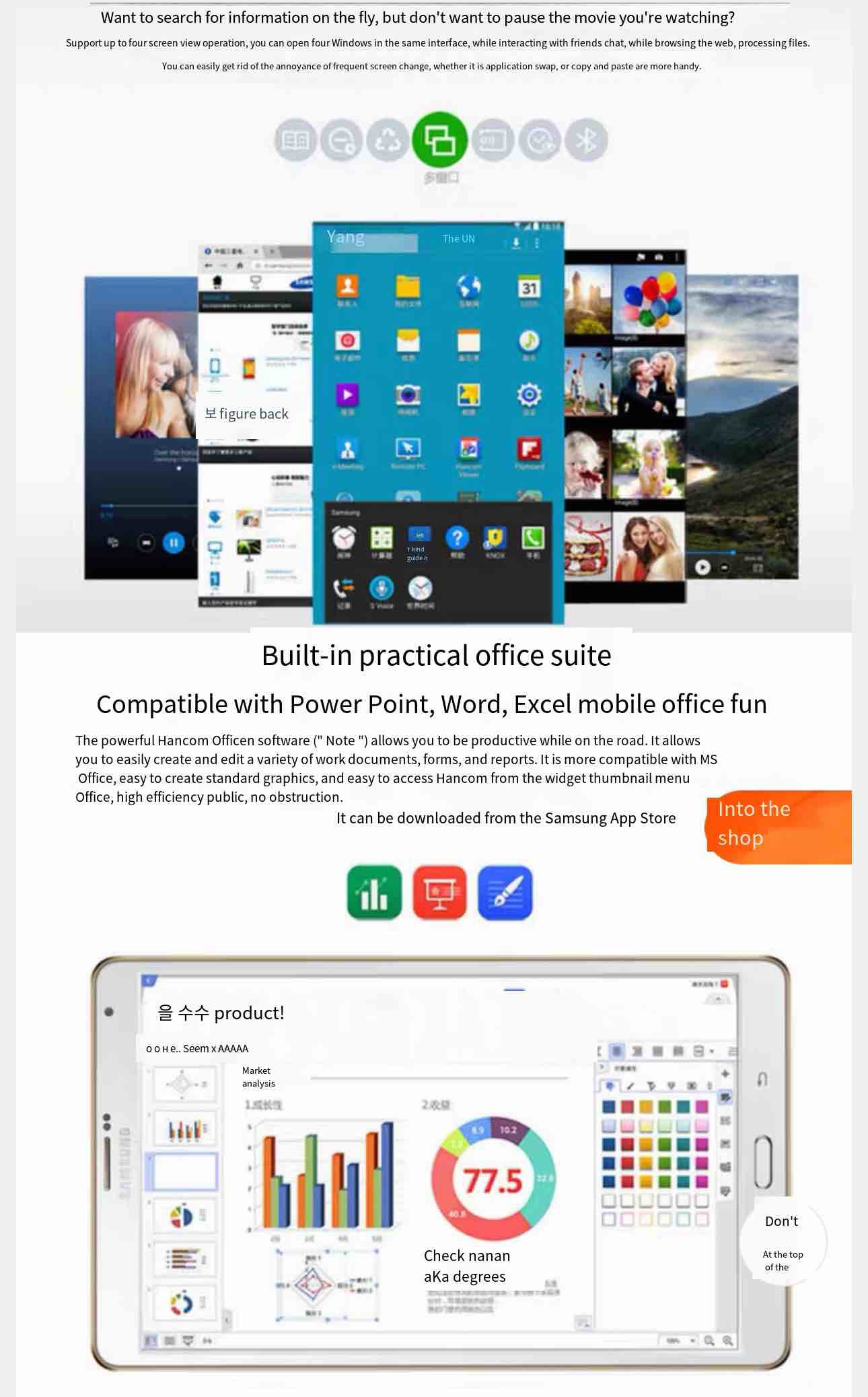 Refurbished Samsung Galaxy Tab s 8.4-inch T700 WLAN T701 4G SIM entertainment phone tablet