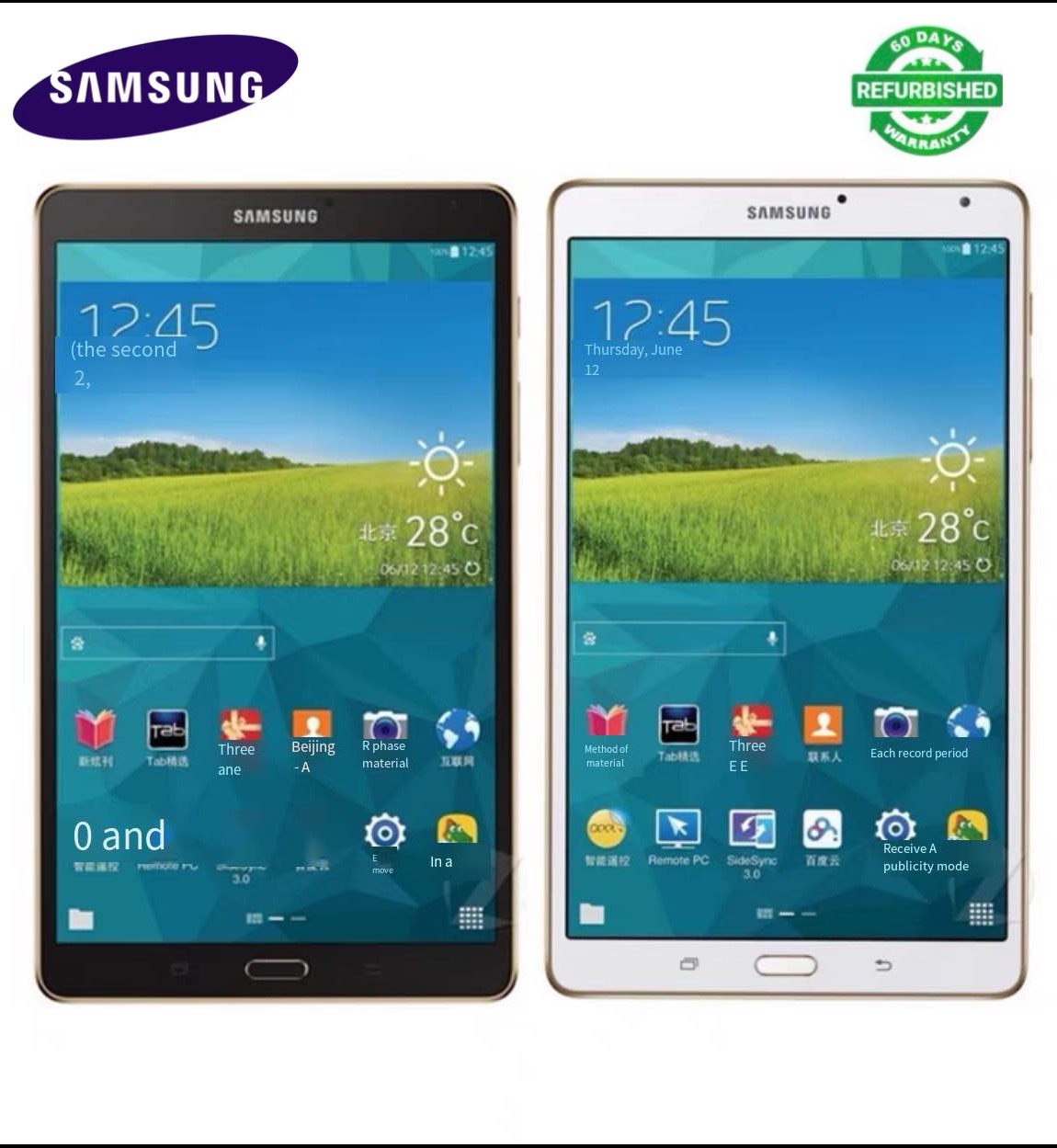 Refurbished Samsung Galaxy Tab s 8.4-inch T700 WLAN T701 4G SIM entertainment phone tablet