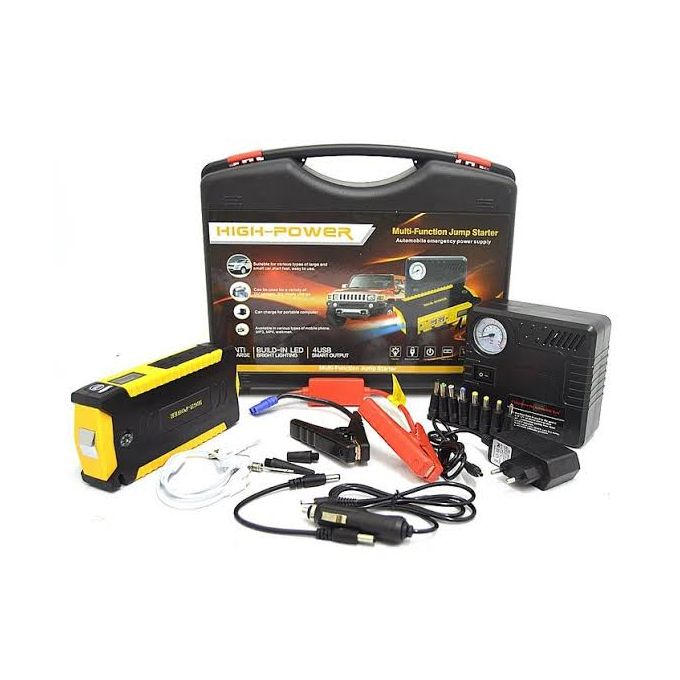 Portable Car Jam Starter Kit / Air Compressor