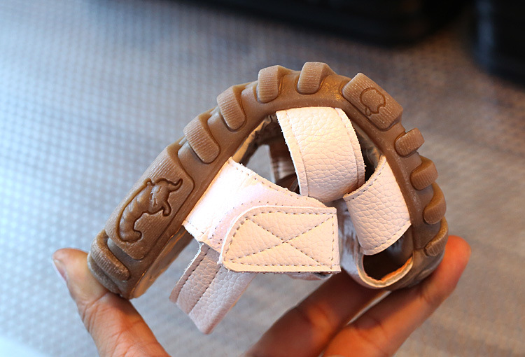 2021 High quality leather sandals boys PU leather in summer the new boys girls children beach shoes