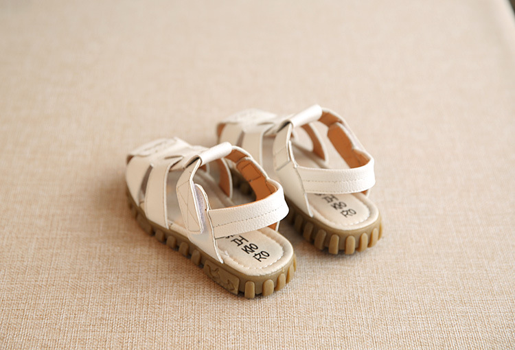 2021 High quality leather sandals boys PU leather in summer the new boys girls children beach shoes