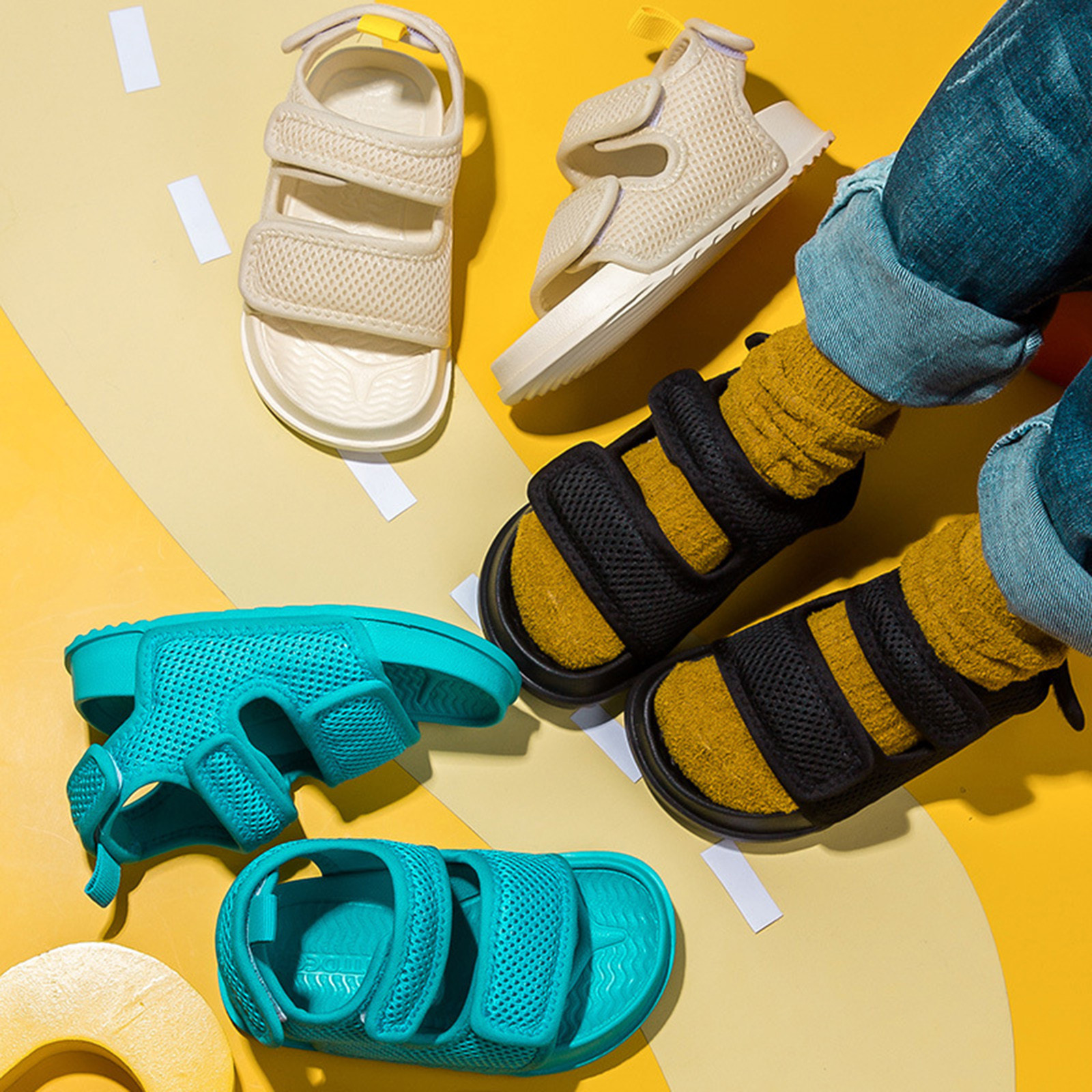 Summer children's casual shoes, toddler shoes, sandals, non-slip shoes, beach shoes, boys and girls