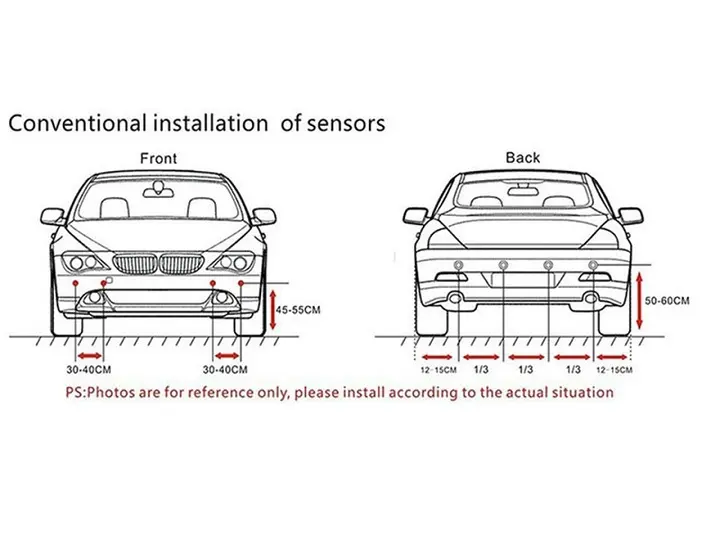 Car Video Parking Sensor Reverse Backup Radar  in stock parking sensor