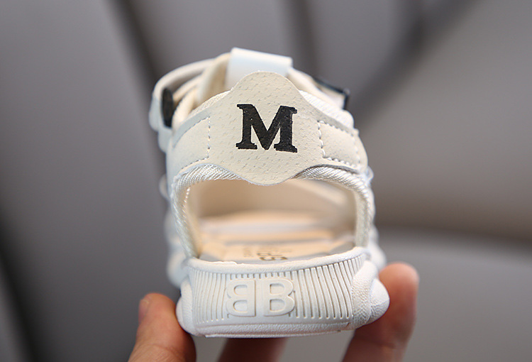 2021 summer new girls boys beach shoes baby cork shoes leather sandals fashion casual shoes
