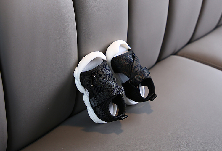 Summer Toddler Shoes Pure Color Mesh Breathable Sneakers Children&apos;s Babies Boys and Girls Sandals