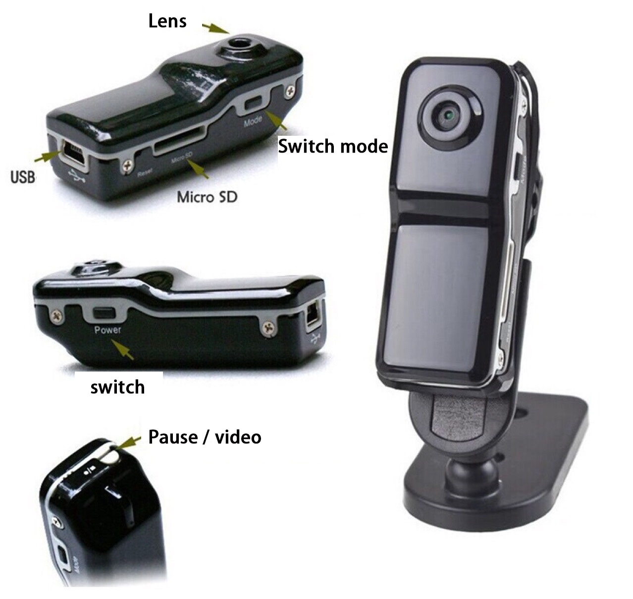 HD mini Small Camera Mini Tiny mini DV Outdoor Movement Thumb Logger