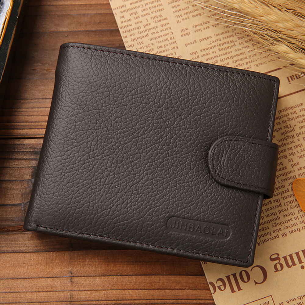 Men Wallets Male Genuine Leather Wallet Coin Pocket Card Holder