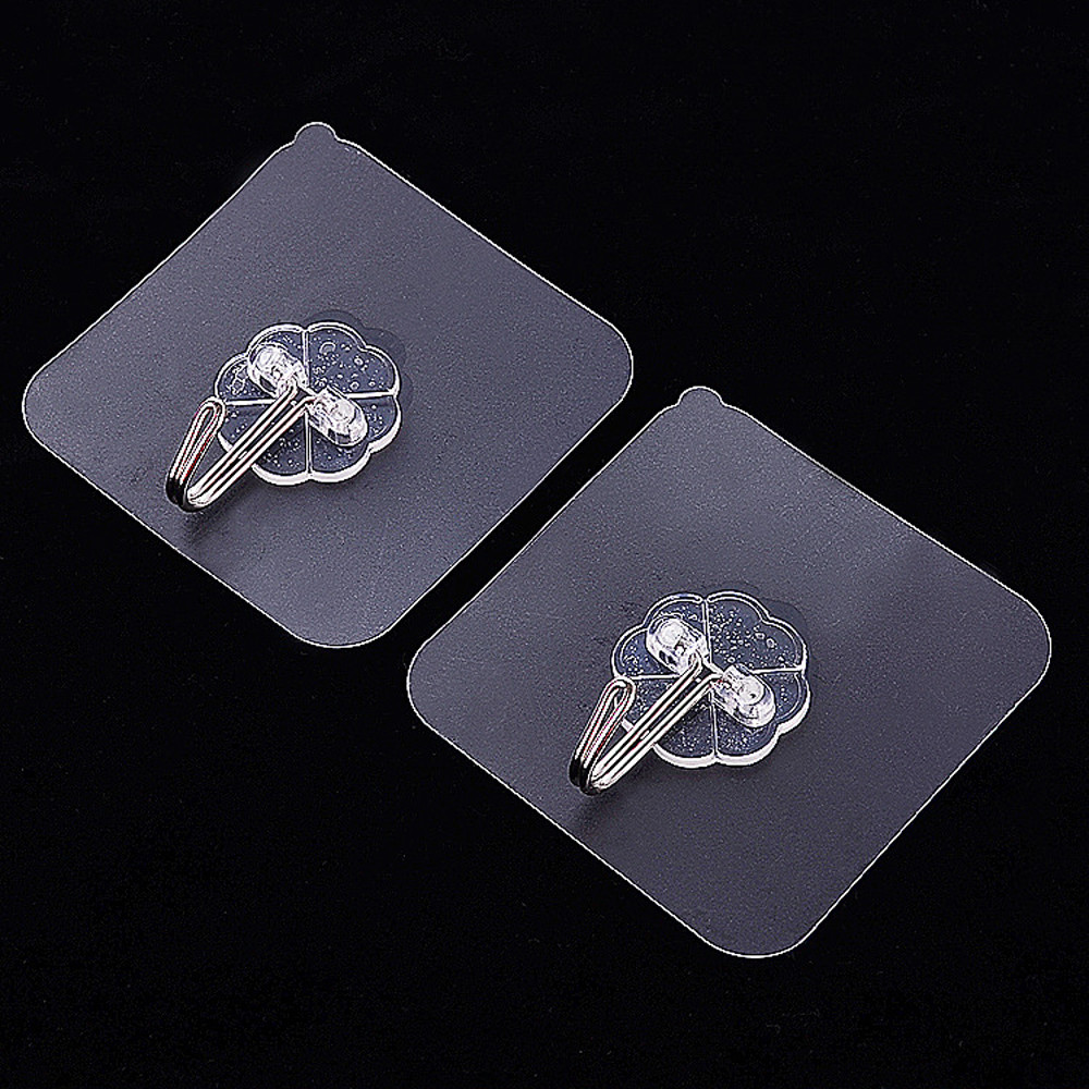 10-100 PCS Strong Transparent Suction Cup Sucker Self Adhesive wall Hooks In Bathroom Kitchen Stick