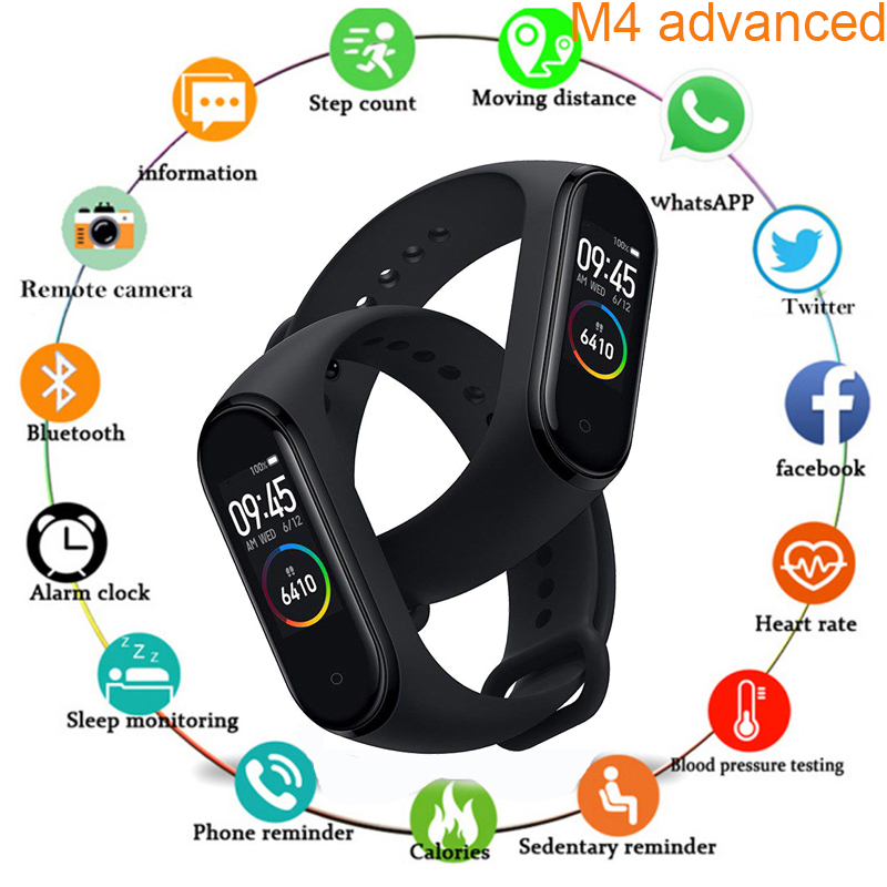 Smart band 4 Fitness Tracker Watch Sport bracelet Heart Rate Blood Pressure Smartband Monitor Health