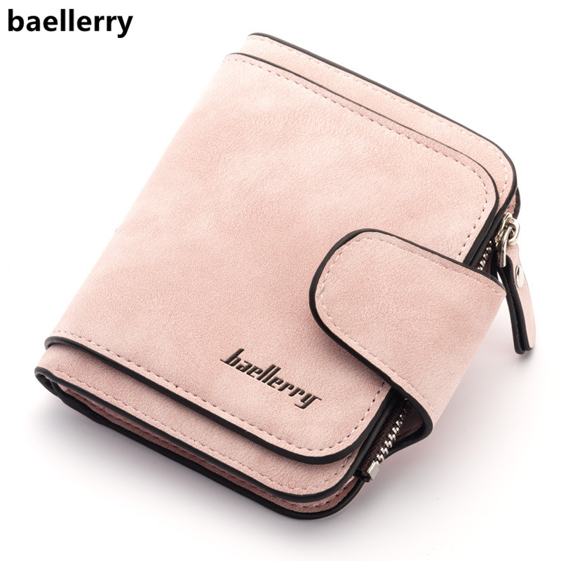 New style ladies luxury multifunctional wallet ladies frosted leather female wallet coin purse