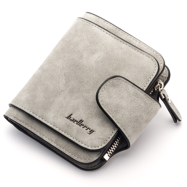 New style ladies luxury multifunctional wallet ladies frosted leather female wallet coin purse