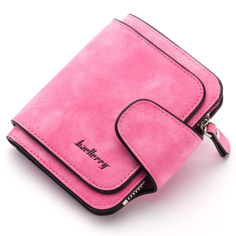 New style ladies luxury multifunctional wallet ladies frosted leather female wallet coin purse