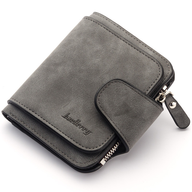 New style ladies luxury multifunctional wallet ladies frosted leather female wallet coin purse