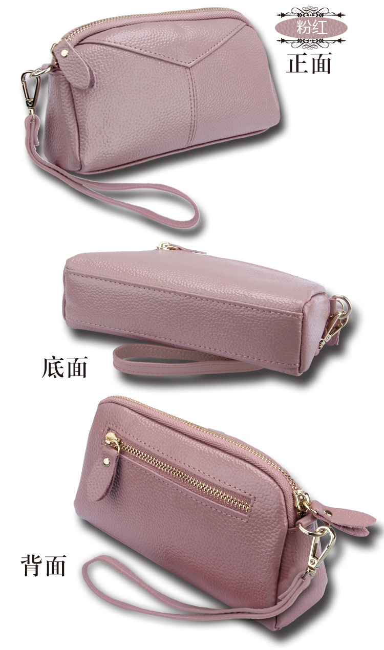 Genuine Leather Women Wallets Brand Design High Quality phone Card Holder Long Lady Purse Clutch