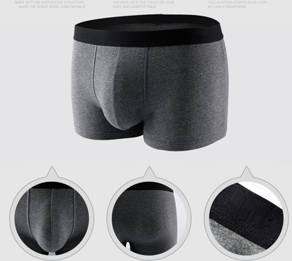 8 pieces of men&apos;s underwear men&apos;s ice silk breathable antibacterial comfortable modal boxer briefs