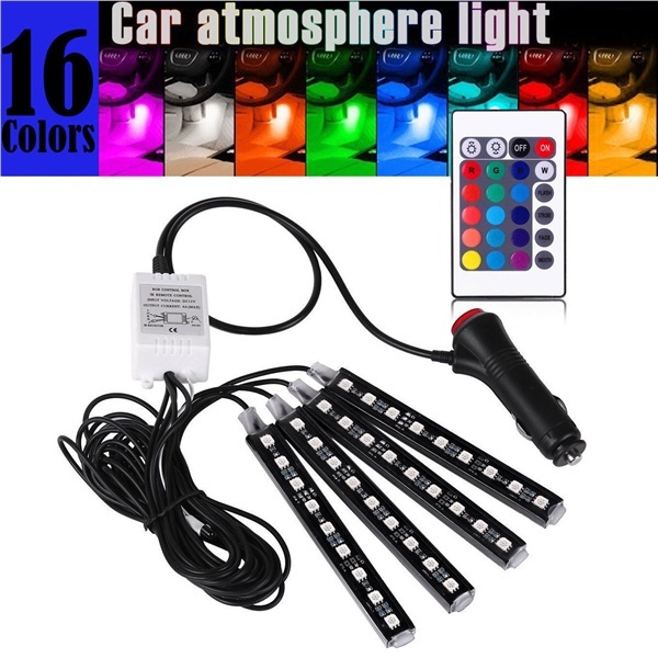 car Ambient Light Inside the car Decorative lights Foot LED lights Colorful Interior RGB lighting