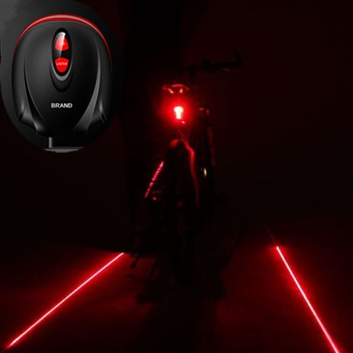 Rear Safety Tail Lights Bicycles With 5 LED Light Modes Color Red Light Blue Light Bike Tail Light