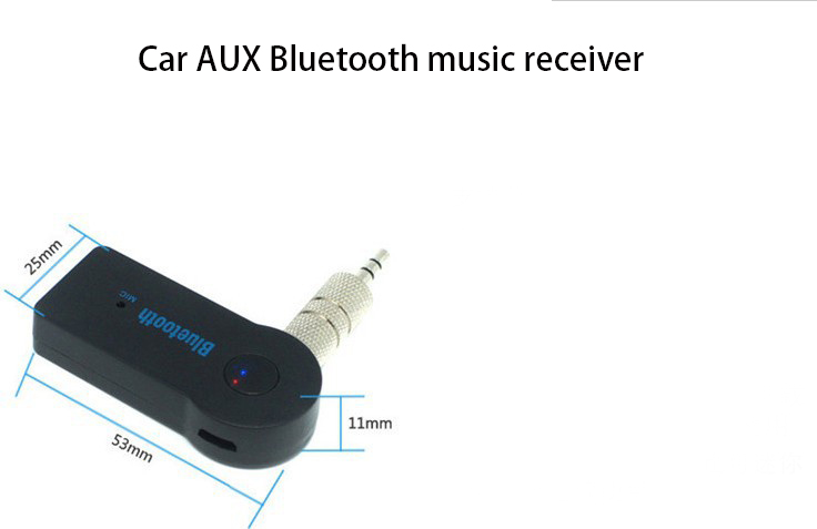 Car Wireless Bluetooth Audio Receiver Adapter Car AUX Bluetooth Music Receiver Stereo
