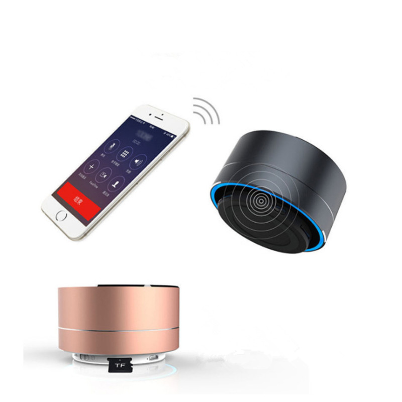 A10 Wireless Bluetooth Audio Small Steel Cannon Subwoofer Mini Portable Gift Card Bluetooth Speaker